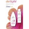 Dove Delight Dove Petal Soft sprchový gél 250 ml + Dove Floral Antiperspirant osviežujúci dezodorant v spreji 150 ml