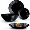 Luminarc Jedálenská súprava HARENA Black, 19 ks