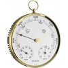 TFA Dostmann TFA 20.3006.32 - teplomer, vlhkomer a barometer (mosadz) Ø 136 mm