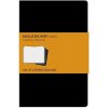 Moleskine Ruled Cahier Xl - Black Cover (3 Set)