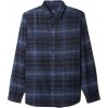 Gap pánska košeľa dlouhý rukáv flannel čierna/tmavo modrá