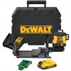 DCLE34031D1 DEWALT 18V XR AKU ZELENÝ LASER, 3 X 360°, 1 X 2,0 AH BATERIE, NABÍJEČKA