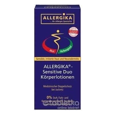 Allergika Sensitive Duo Lipolotio Sensitive 200 ml + Hydrolotio Sensitive 200 ml 1 set