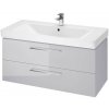 Cersanit - B307 LARA MILLE skrinka šedá 100 s umývadlom MILLE 100 (S801-332-DSM)