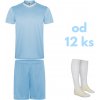 Roly Futbalová sada United pre celé mužstvo, od 12 ks, svetlo modrá / biela počet ks v sade: 12 hráčskych setov
