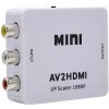 Konvertor AV2HDMI, AV na HDMI, analogové kompozitní video+audio/HDMI