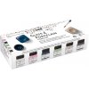 KREUL farby na sklo a porcelán CHALKY set 6 x 20 ml (farby na sklo a porcelán)