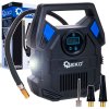 AUTO kompresor 84 W s LED svetlom, 12 V, 30 l/min, max. tlak 10 barov, GEKO