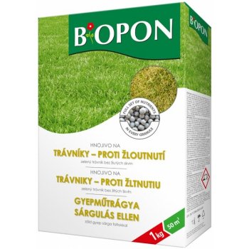 Biopon na trávniky proti žltnutiu 1 kg