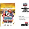 Topps Zbieracie kartičky Attax k zápasom Ligy majstrov UEFA 2025/26 – štartovací balíček