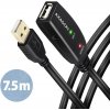 AXAGON ADR-207, USB 2.0 AM -> AF aktívny predlžovací / repeater 7.5m