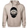 Florbal maska - Oversized mikina pánska Moon - kratšia + širšia - XL ( Ľadovo sivá )