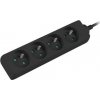 Lanberg UPS 4 Socking Stode 1 M Black (PS0-04E-0100-EIC-BK)