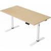 AROZZI herní stůl ARENA NORDICO Light Birch/ motorizovaný/ barva deska bříza, nohy bílé/ šíře 140cm/ výška 71-115 cm (ARENA-NRD-BOX2-BCH)