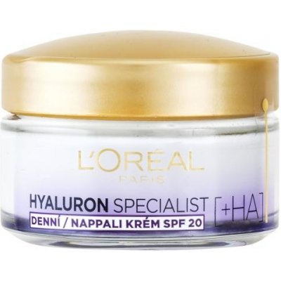L'Oréal Paris Hyaluron Specialist SPF20 hydratačný denný krém proti vráskam. 50 ml pre ženy