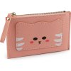 Mačacia mama Puzdro na karty a doklady s mačkou - 4 farby Farba: ružová