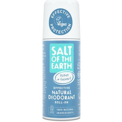 Salt-Of-The-Earth Prírodné guličkový dámsky deodorant Ocean Coconut ( Natura l dámsky deodorant Roll-on) 75 ml