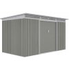 PENTA CZ s.r.o. Záhradný domček G21 GRAH 700 - 340 x 206 cm, metalická šedá
