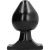 All Black AB19 anatomický intímny kolík 19 cm silikónový čierny