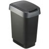 Rotho Odpadkový koš TWIST 25 L - stříbrný