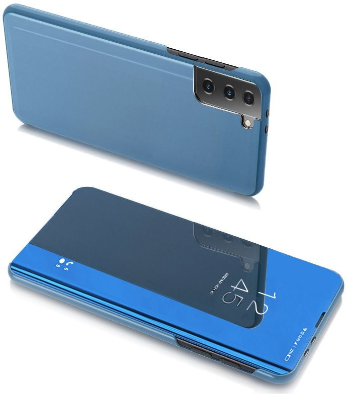 Púzdro IZMAEL Samsung Galaxy S21 5G Clear View modré