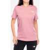 Bavlnené tričko dámske The North Face S/S Redbox Relaxed Tee - nostalgia rose/gravel