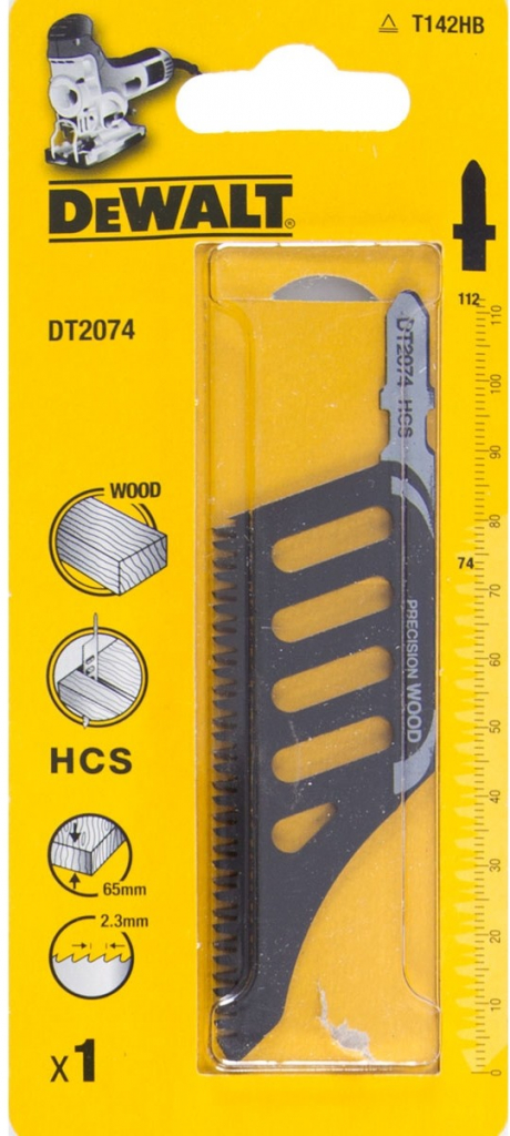 DeWALT DT2074 Pílový list HCS špeciálny, 112 mm, 1 ks