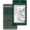 Grafitová Ceruzka Faber-Castell Castell Design set plechová krabička 12 ks