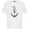 DOLCE & GABBANA Anchor White tričko Veľkosť: L
