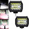 2X VÝKONNÁ PRACOVNÁ LED LAMPA DO AUTA TVRDENÉ SKLO HALOGEN 480W 12V-24V