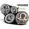 Tuning-tec PREDNÉ SVETLOMETY ANJELSKÉ OČI CHROME pasujú na VW POLO 9N 11.01-04.05