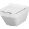 Cersanit CREA WC misa závesná CleanOn 35x52x37,5cm, Biela Hranatá K114-016 K114-016