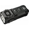 LED kľúčenka Nitecore TUP2, vstavaný Li-ion 1300mAh, USB-C nabíjateľná - Čierna