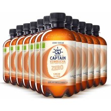 GUTsy Captain Kombucha Zero Ginger and Lemon 12 x 400 ml