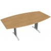 Hobis Rokovací stôl Flex, 200x75,5x110 cm, dub/kov