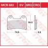 TRW brzdove platničky TRW MCB683SV