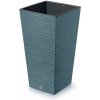 PROSPERPLAST Kvetináč FURU SQUARE 39,5cm škandinávsky modrý