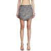 SUKŇA DIESEL DE-ADA-FSG SKIRT BLACK BASE PIED DE POULE