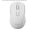 Myš C-Tech WLM-12WM biela Dual mode, bezdrátová, 1600DPI, 6 tlačítok, USB nano receiver