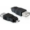 PremiumCord USB redukce A/female-MicroUSB/male kur-12