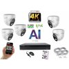 Monitorrs Security 4K IP 5 kamerový set 8 Mpix WDome (6376K5) (Monitorrs Security)