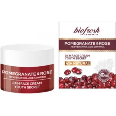 Bio Fresh Cosmetic Krém na omladenie pleti Pomegranate & Rose 100ml