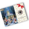 Leros Bylinný adventný kalendár s Betlehemom 4 (Čajová kolekcia) 24 druhov čajov po 1 nálevovom vrecúšku + 24 vystrihovacích postavičiek + 24 menoviek