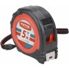 Meter zvinovací, pogumovaný, 1xbrzda, 5m, šírka pásu 19mm