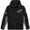 ALPINESTARS mikina ESEMEX HOODIE čierna/sivá Veľkosť: XL