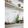Držiak vínových pohárov pod policu YAMAZAKI Tosca Under Shelf Tool Hook, biely 03157