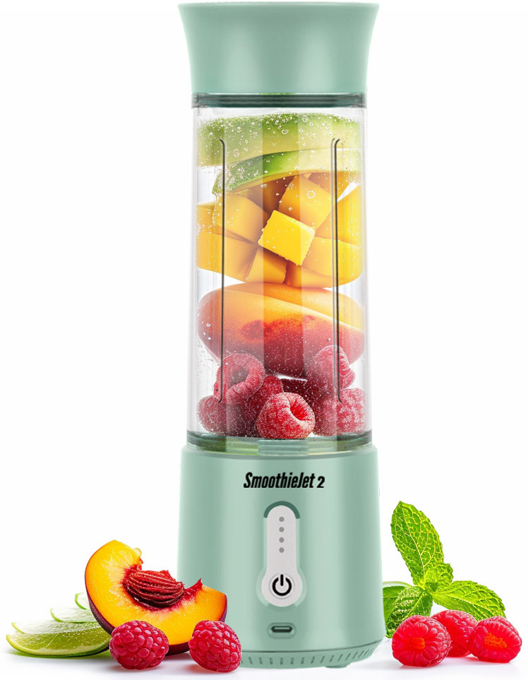 SmoothieJet 2 prenosný USB Smoothie 500 ml Tyrkysová