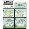 Komar Plagát Star Wars X-Wing Instructions 50 x 70 cm