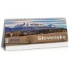 Slovensko 2026, kalendár stolový stĺpcový, 300x120mm, 64 strán
