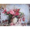 Zátišie s ružami - Akad. mal. Igor Navrotskyi, originálny, ručne maľovaný obraz M (do veľkosti 65x65cm) Viac farieb